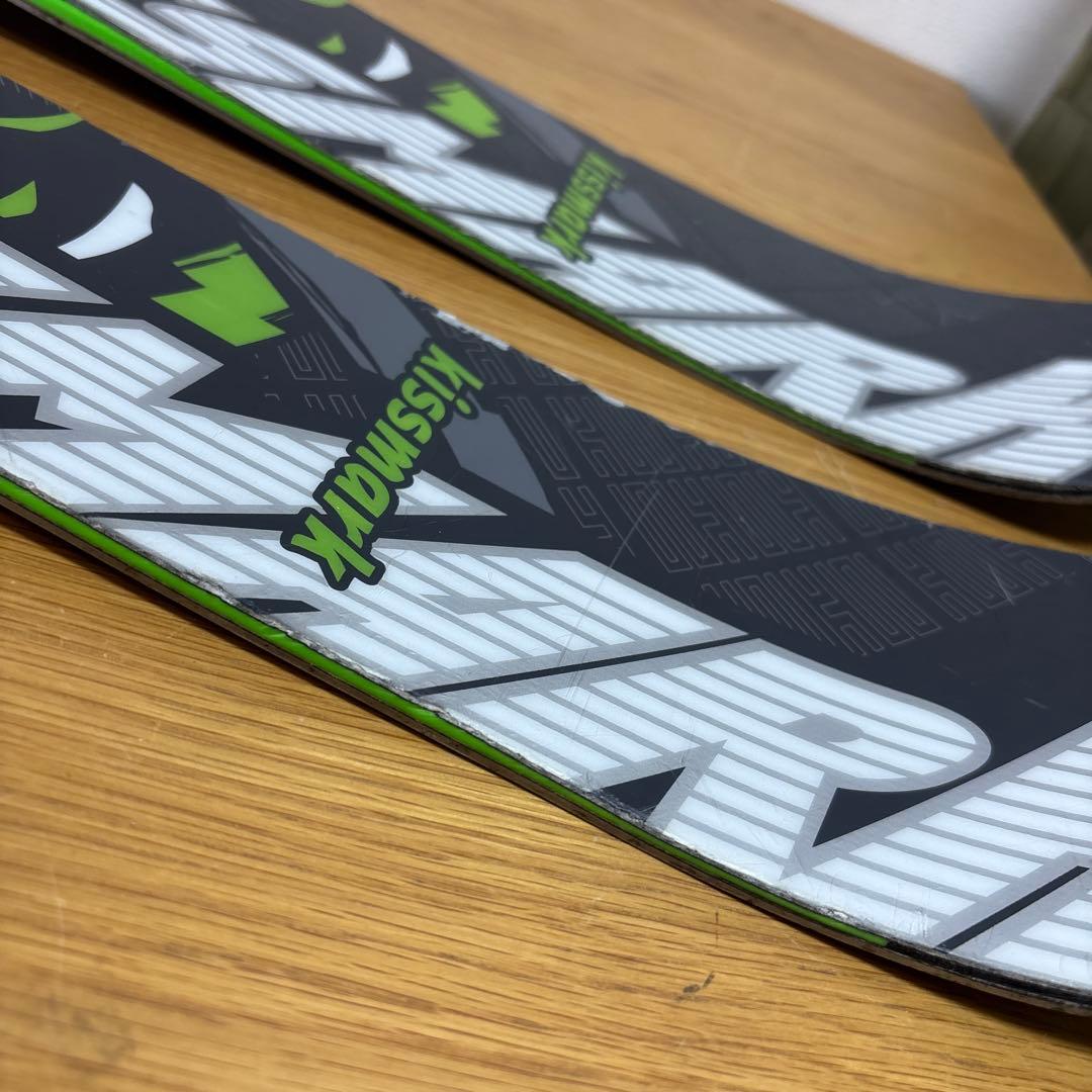 kissmark 150cm フリースタイルスキー板　ツインチップ