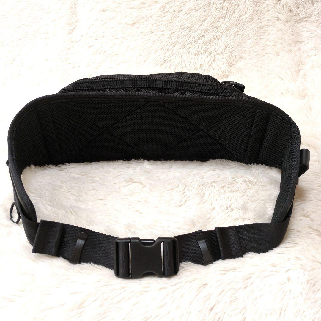【超美品】PORTER　HEAT　ウエストバッグ　S　黒　マグライト付き　人気