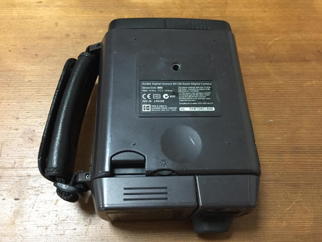 超激レア　撮影画像あり 動作OK　Kodak　DC120 ZOOM　単3電池仕様