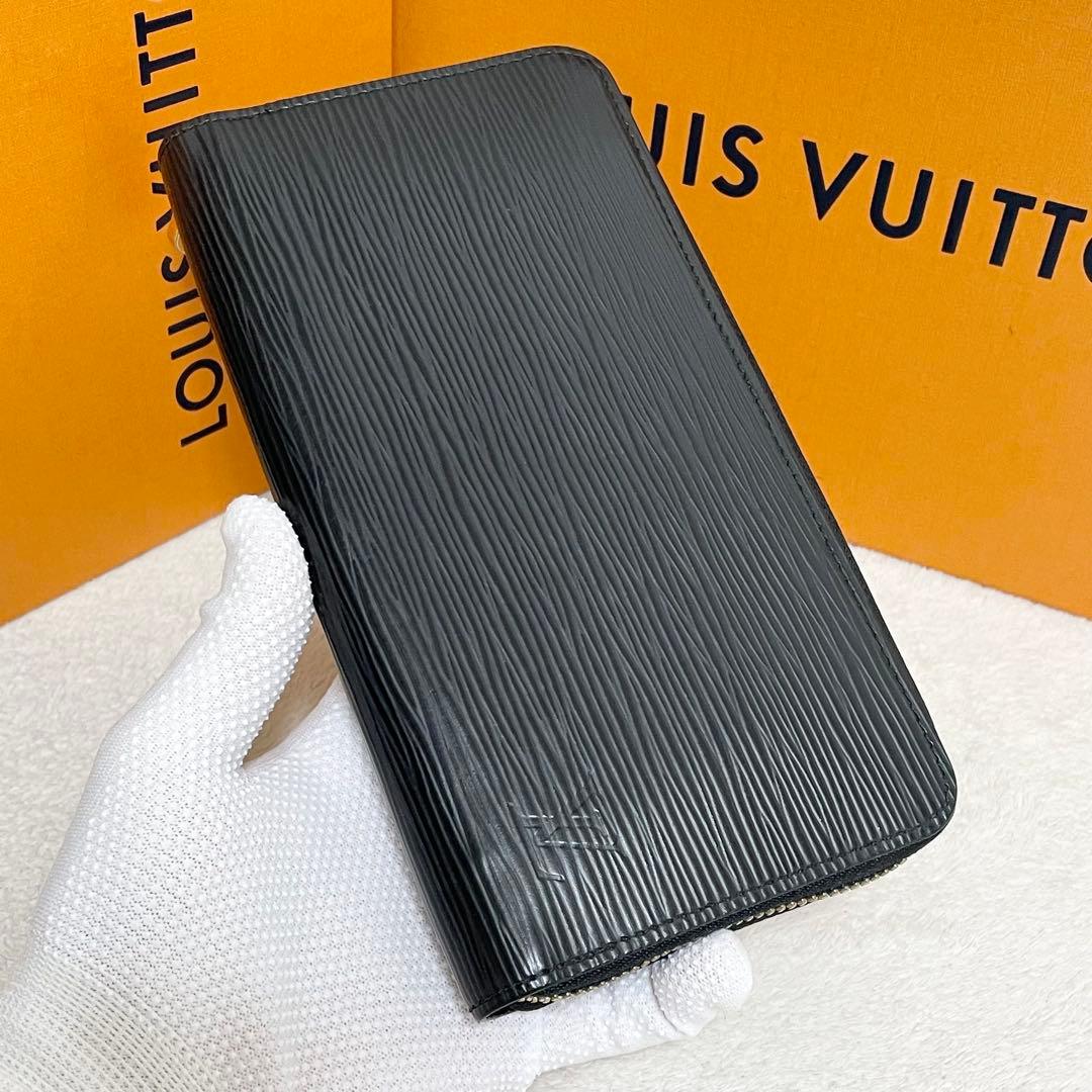 【新型】　ルイヴィトン　エピ　長財布　ジッピーウォレット　ラウンドファスナー
