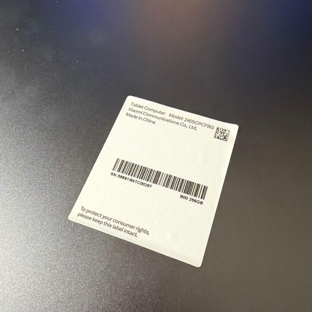 【ジャンク】国内版 Xiaomi POCO Pad 8GB 256GBグレー