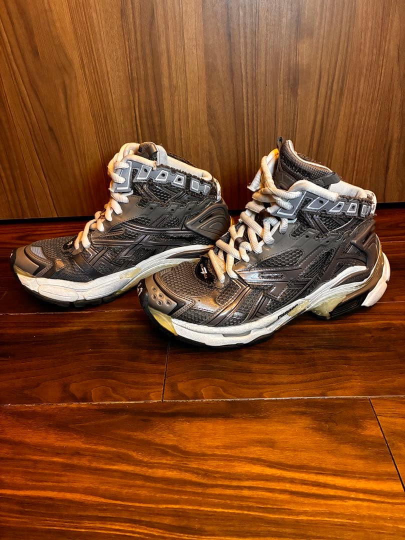BALENCIAGA ハイカットスニーカー 42 グレー