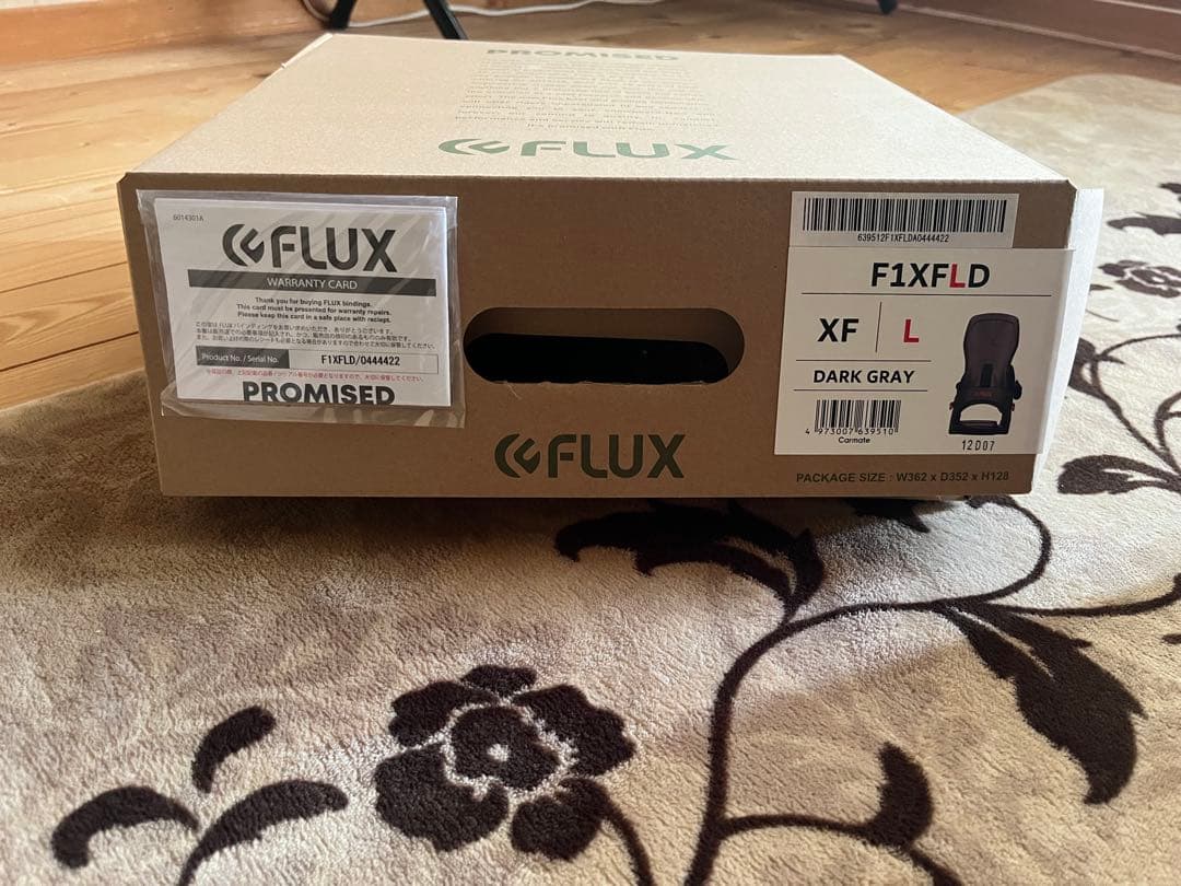 FLUX スノーボード ビンディング グレー/ブラック