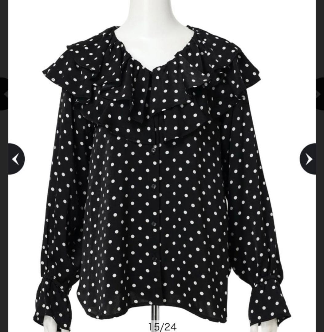 Arpege story フリル羽織ブラウス