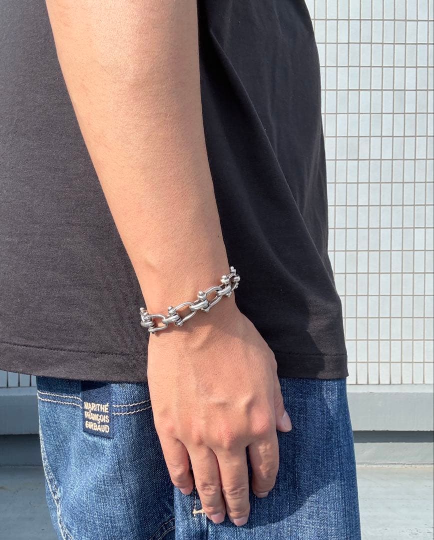 メキシコ製 シルバー925ホースビットブレスレット VINTAGE