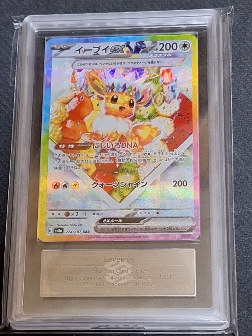 ARS10＋ イーブイex SAR テラスタルフェスex PSA10 相当以上