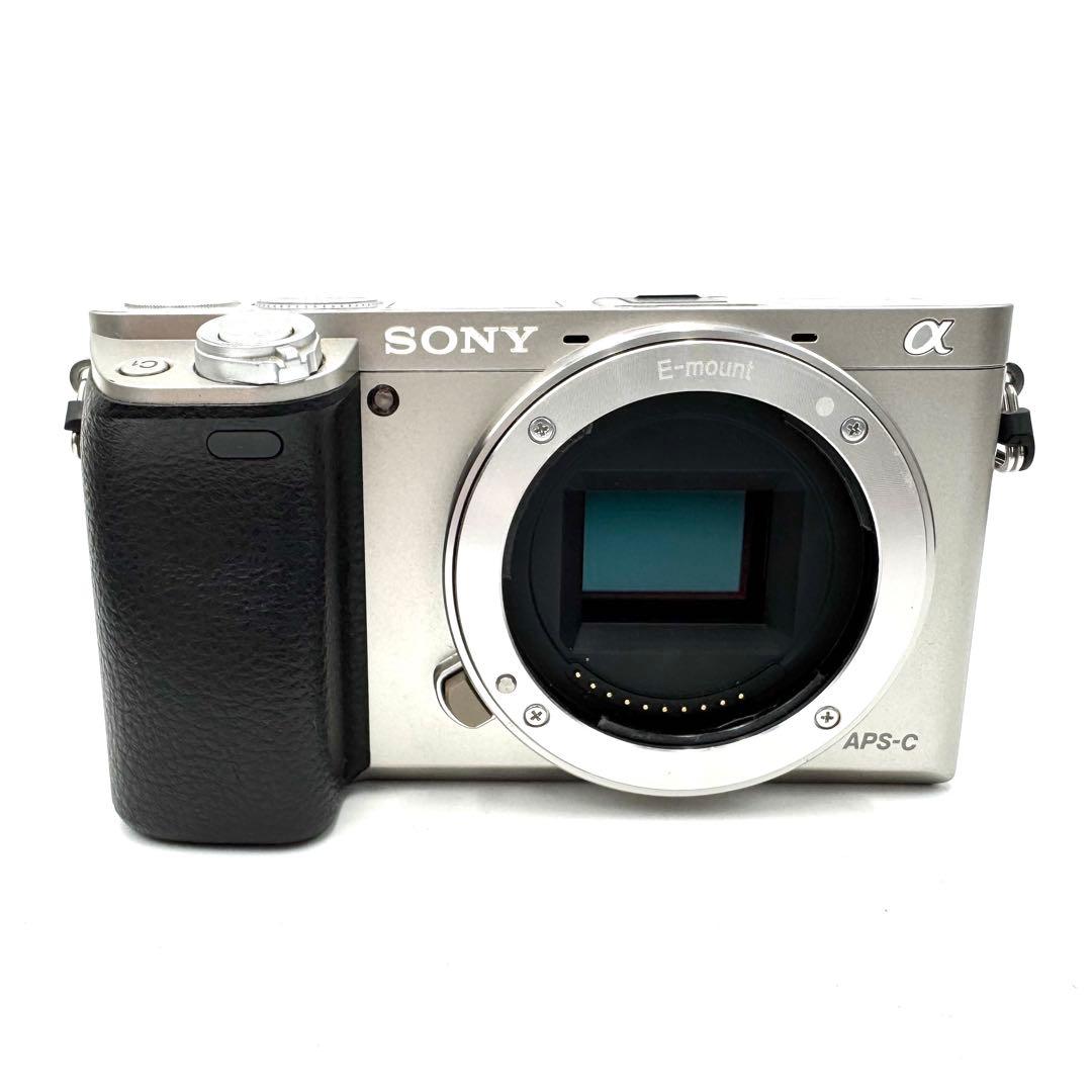 動作良好 Sony ソニー α6000 ダブルズームキット シルバー