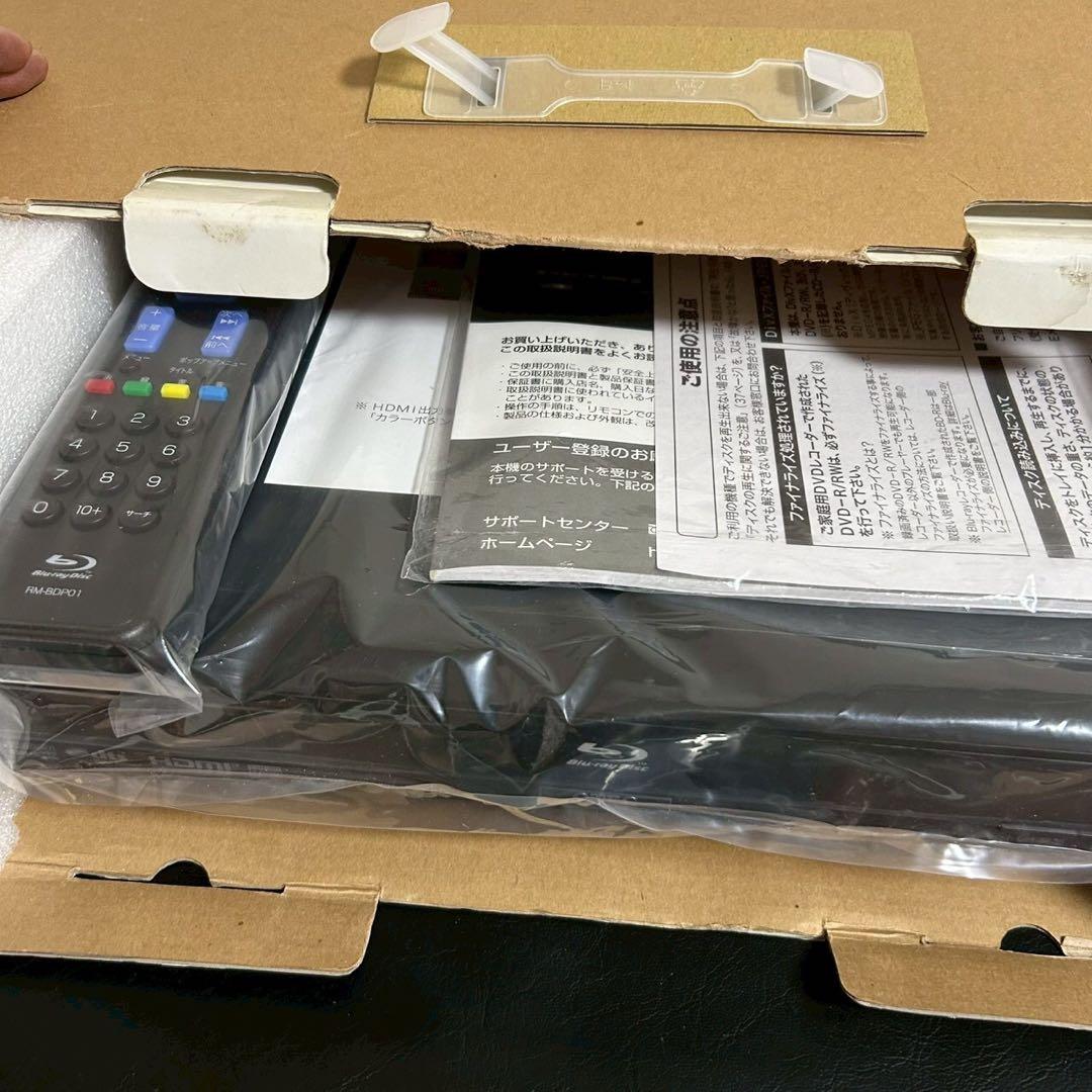 【未使用】QTEC ブルーレイディスクプレイヤー　BDX-701【1001m】