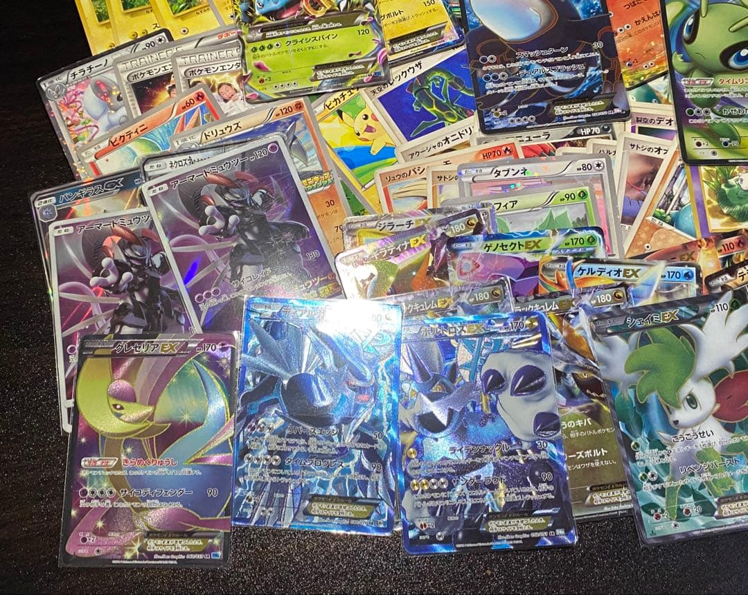 【処分品】EX SR 等 古いカード 約80枚 まとめ売り ポケモンカード