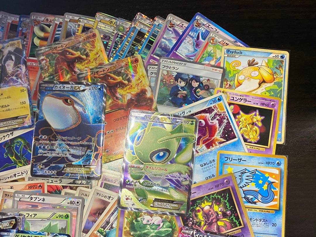 【処分品】EX SR 等 古いカード 約80枚 まとめ売り ポケモンカード
