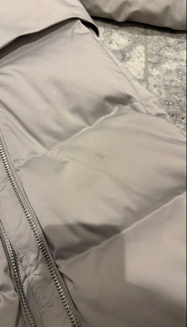 DUNO ロングダウンジャケット ダウンコート　サイズ40 グレージュ