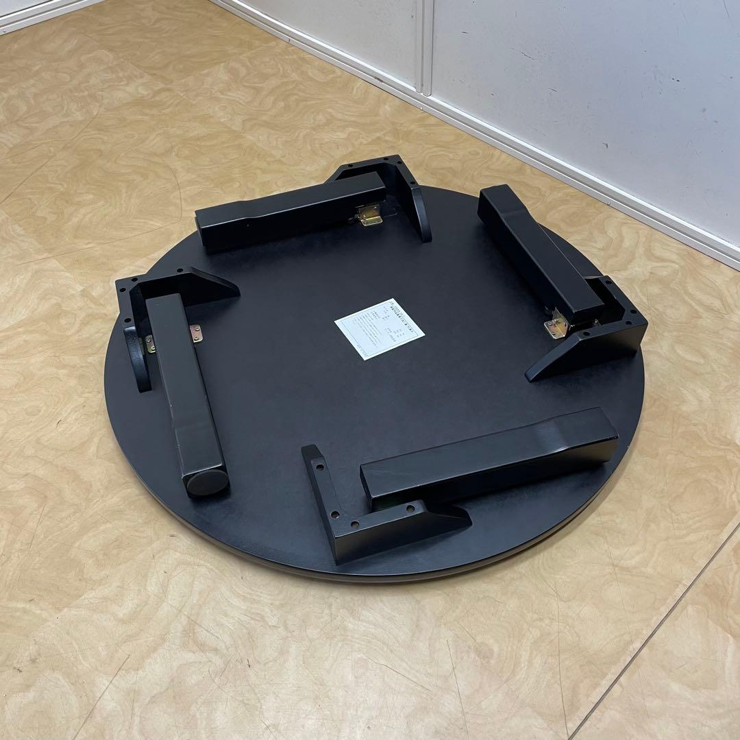 丸テーブル 折りたたみ 丸ちゃぶ台 折り畳み 座卓 木製 幅75センチ レトロ