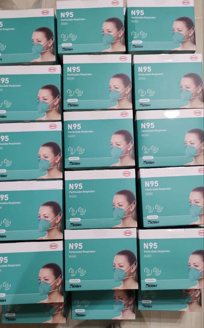 BYD N95マスク個包装大人用 20枚入り未開封38箱セット 760枚
