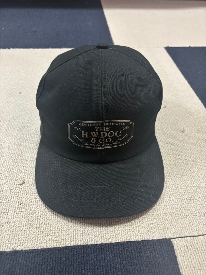 THE H.W.DOG&CO トラッカーキャップ タグ付き ブラック 38サイズ