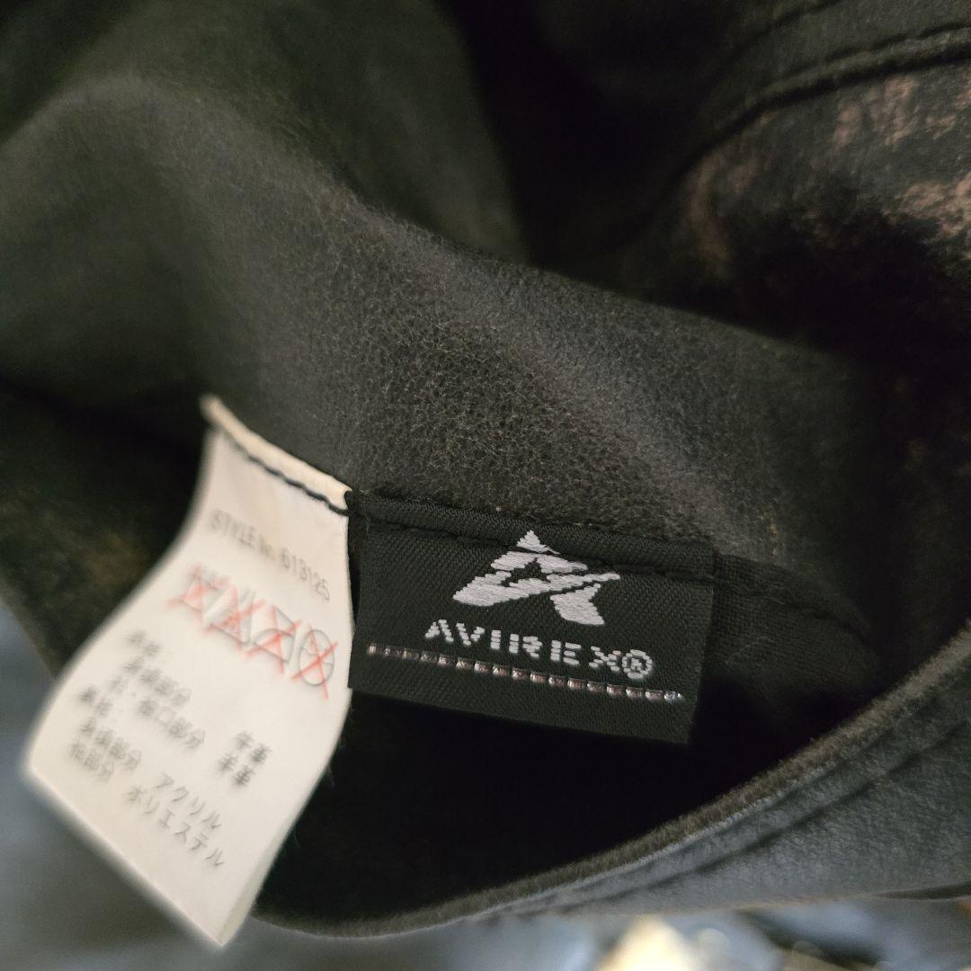 レア　AVIREX　B3　ボンバージャケット　ムートン　ヴィンテージ加工　XL