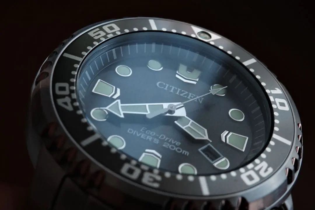 シチズン BN0167-50H プロマスター MARINE グレー【美品】