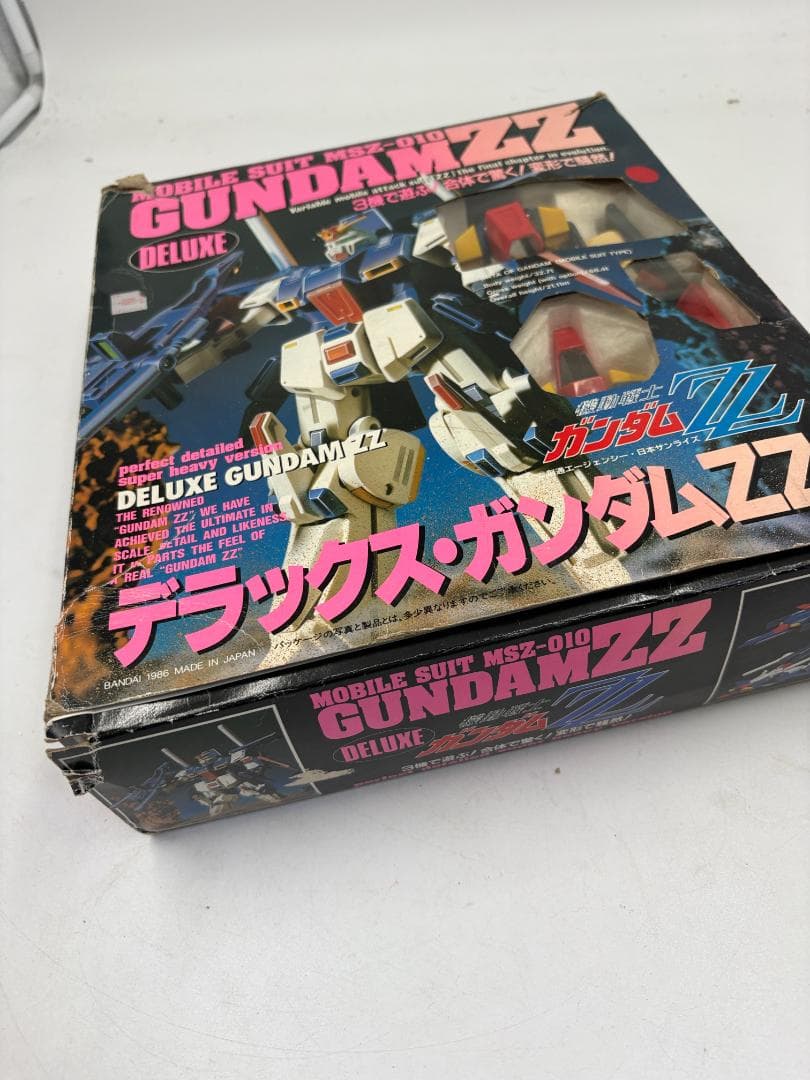 バンダイ デラックス ガンダムZZ MSZ-010 当時物 合体変形 フィギュア