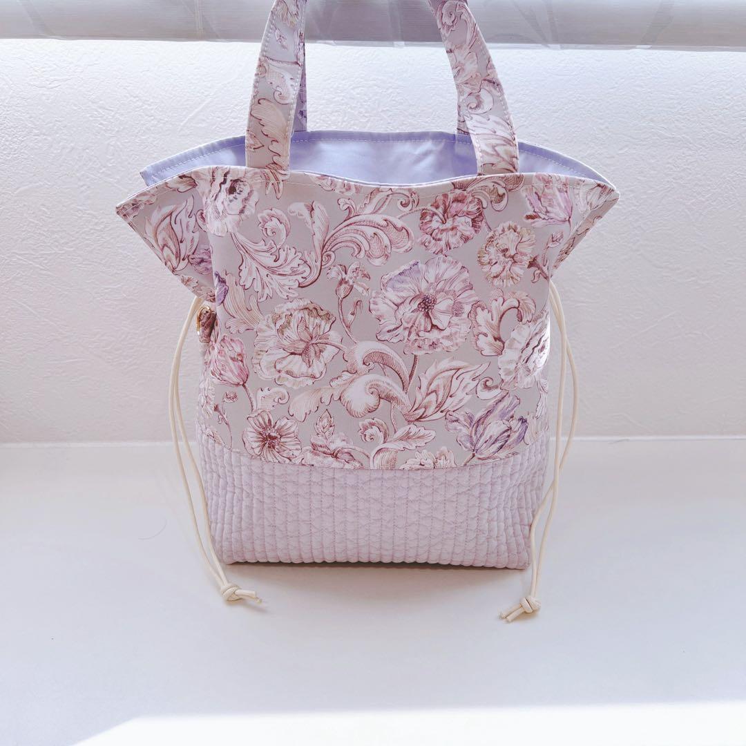 【パックりか❤様お取置き専用ページ】リバティ×ヌビ　巾着バッグ