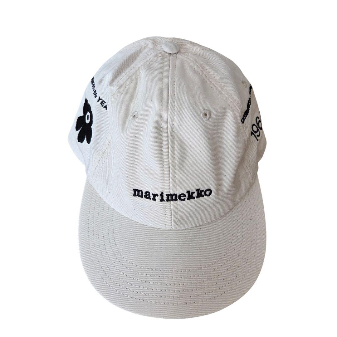 【入手困難✨未使用級】marimekko UNIKKO 60周年　キャップ　白