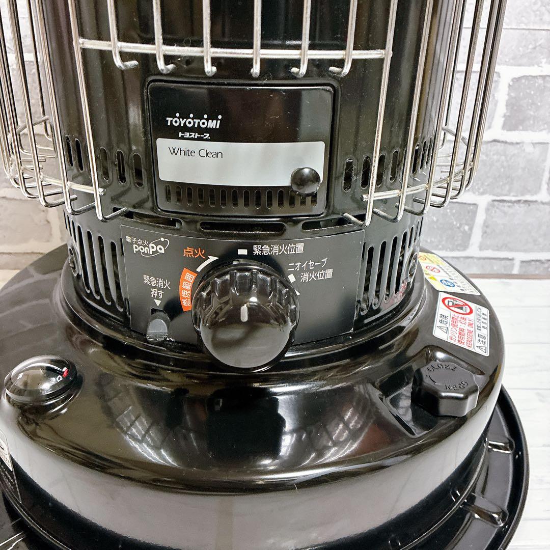 美品　TOYOTOMI 自然型石油ストーブ KS-67Hブラックトヨトミ