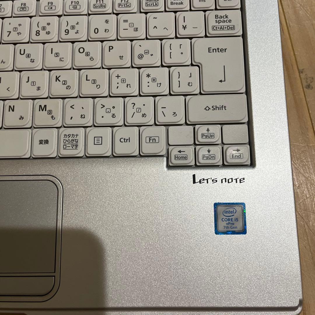 Panasonic Let's note シルバー ノートPC 本体