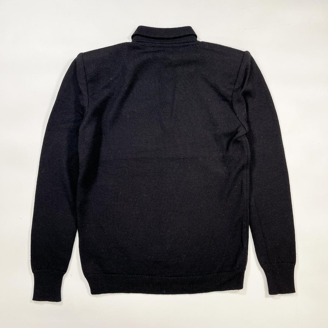 GUCCI グッチ ラインストーン カシミヤ混ウール ニット セーター 黒 38