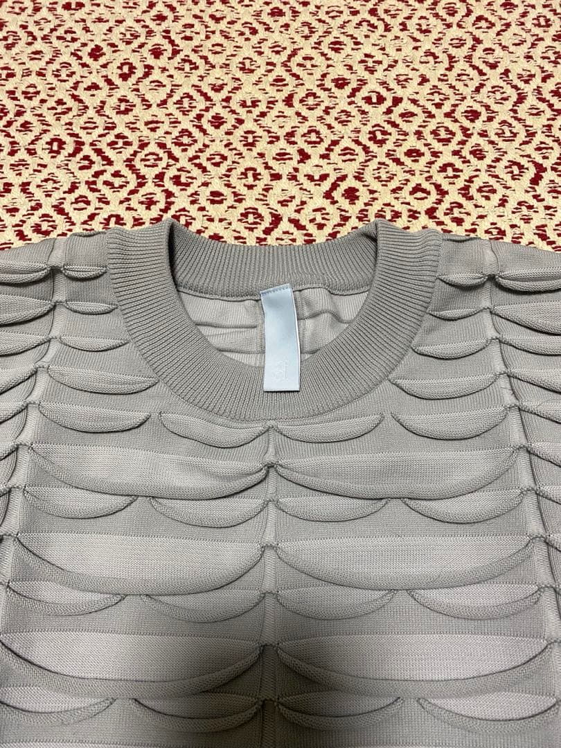 CFCL FACADE TOP ニット カラー:ライトグレー