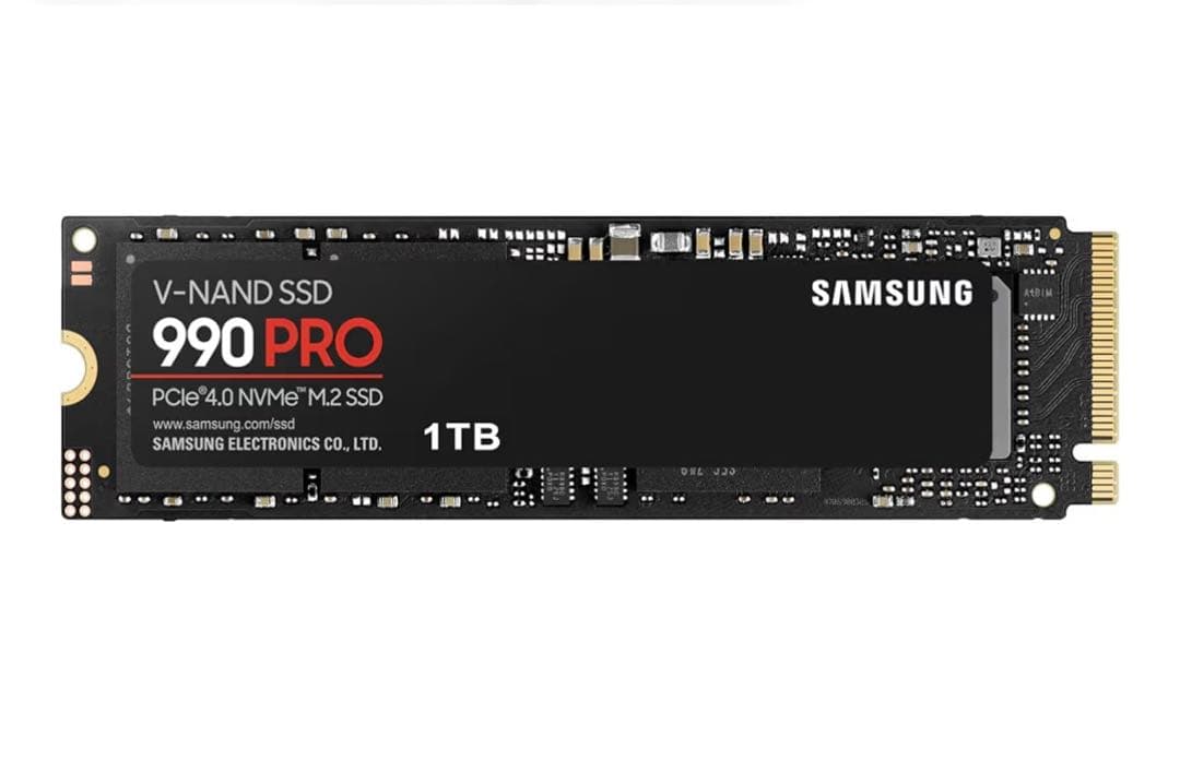 Samsung 990 PRO 1TB NVMe M.2 内蔵 SSD