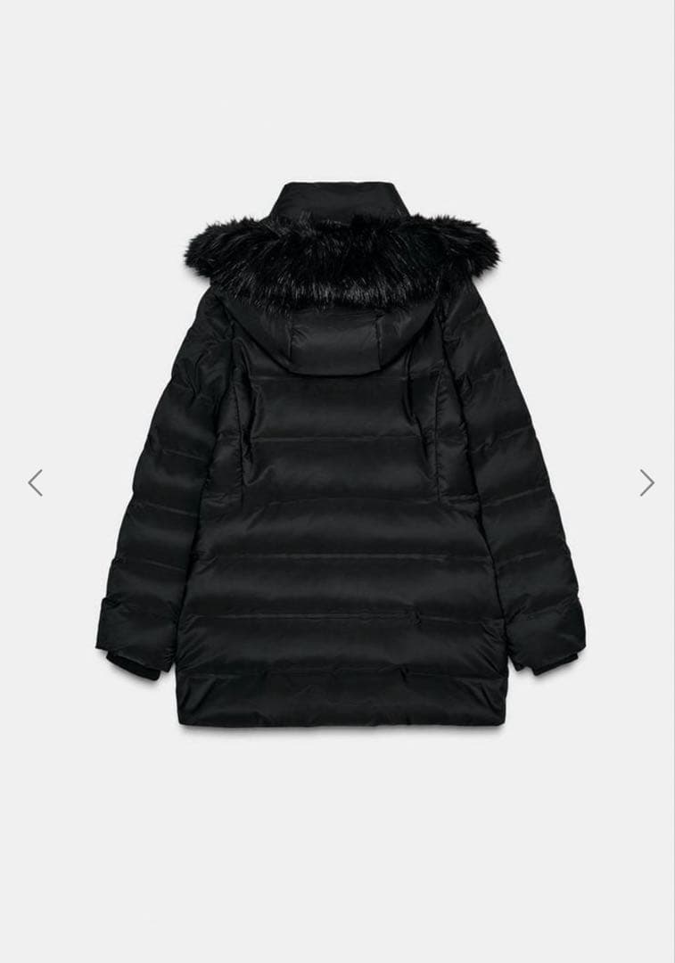 【ZARA】撥水防風フード付きダウンジャケット