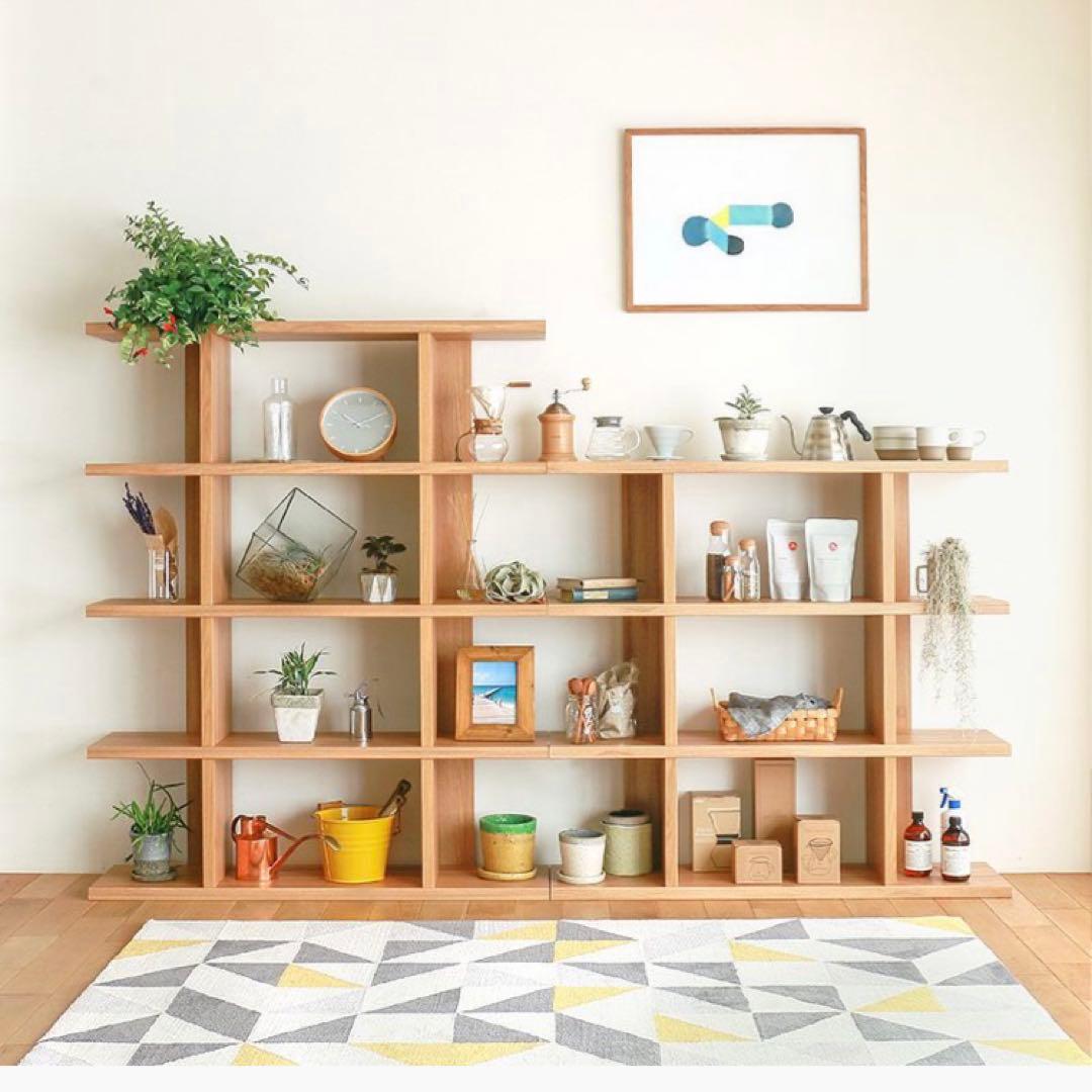 ⭐︎1/24削除予定⭐︎【Re:CENO】オープンラック 木製 Mサイズ