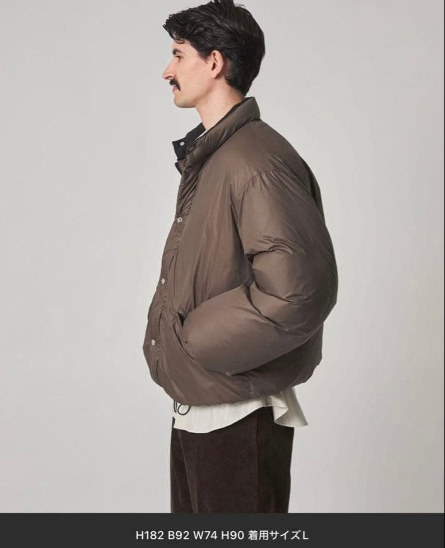 steven alan nanga別注 ダウンジャケット ダークブラウン　完売品
