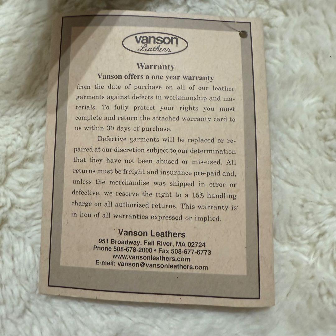 新品未使用タグ付 VANSON レザーポーチ ボディバッグ ブラック