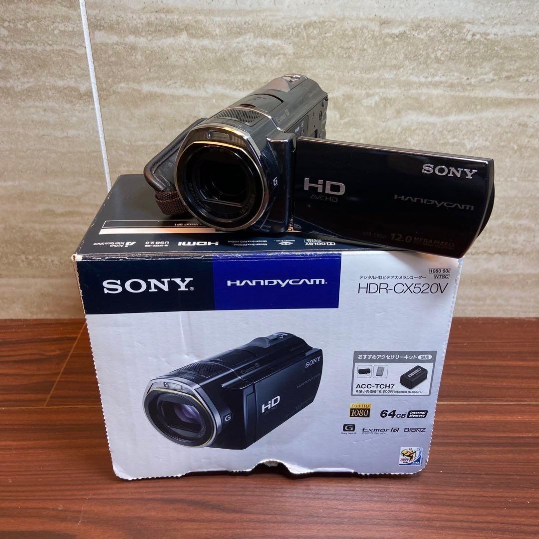 SONY HDR-CX520V ビデオカメラ ほぼ新品 4086