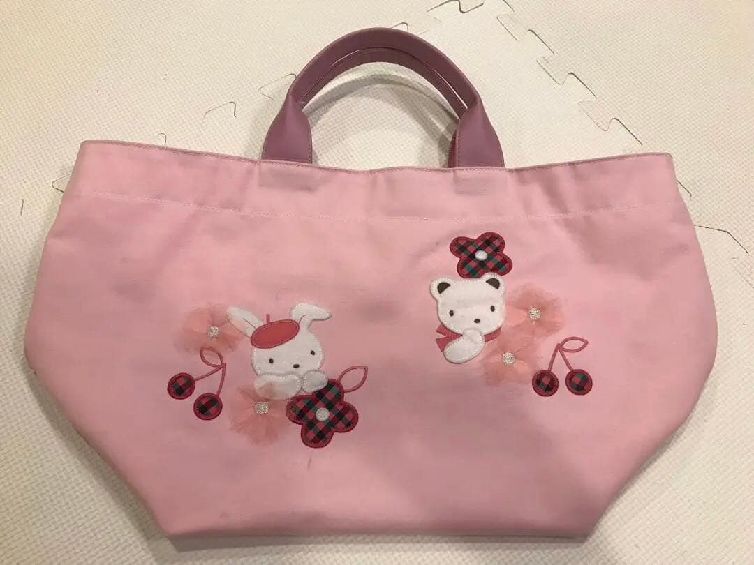 【限定品】ファミリア　ピンクデニム　トートバッグ