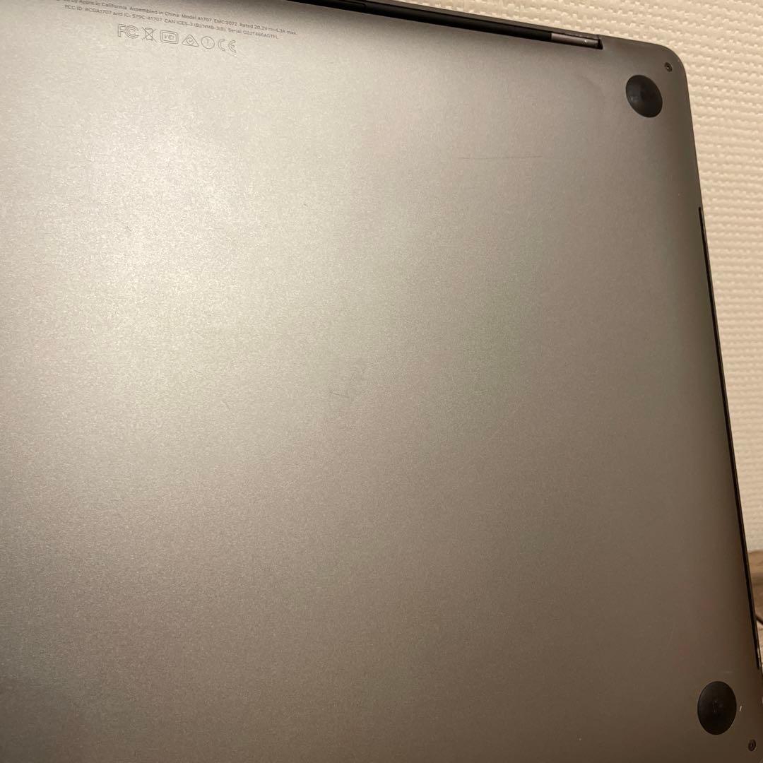 MacBook Pro 15インチ　A1707シルバー 日本語配列