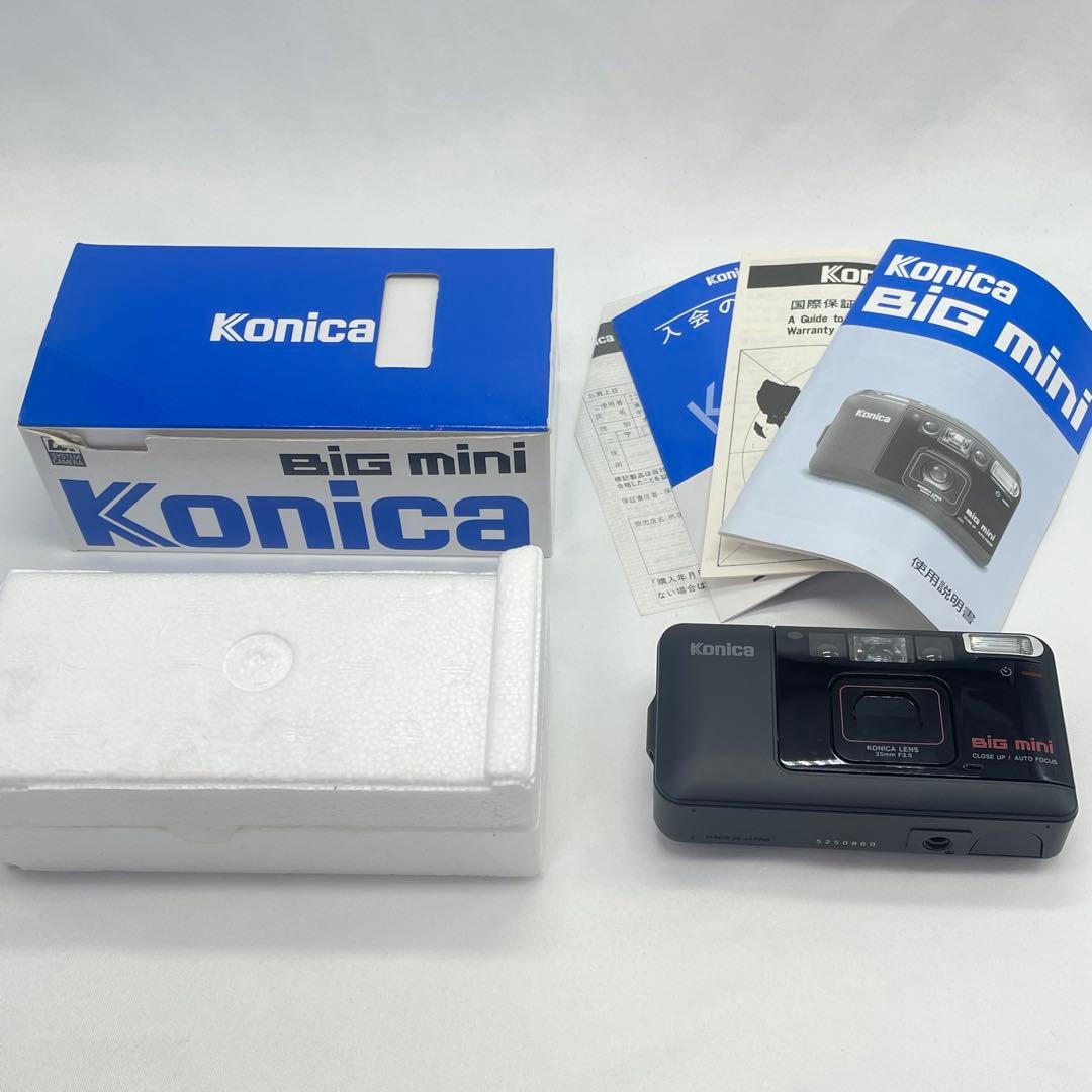 【動作OK】 Konica big mini 35mm f3.5 ※K181