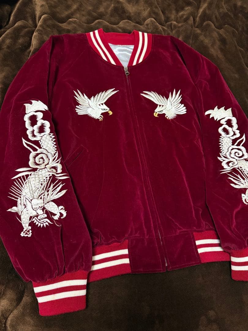 値下げました プリンス商会 鷲 龍 日本限定 スカジャン vintage 美品