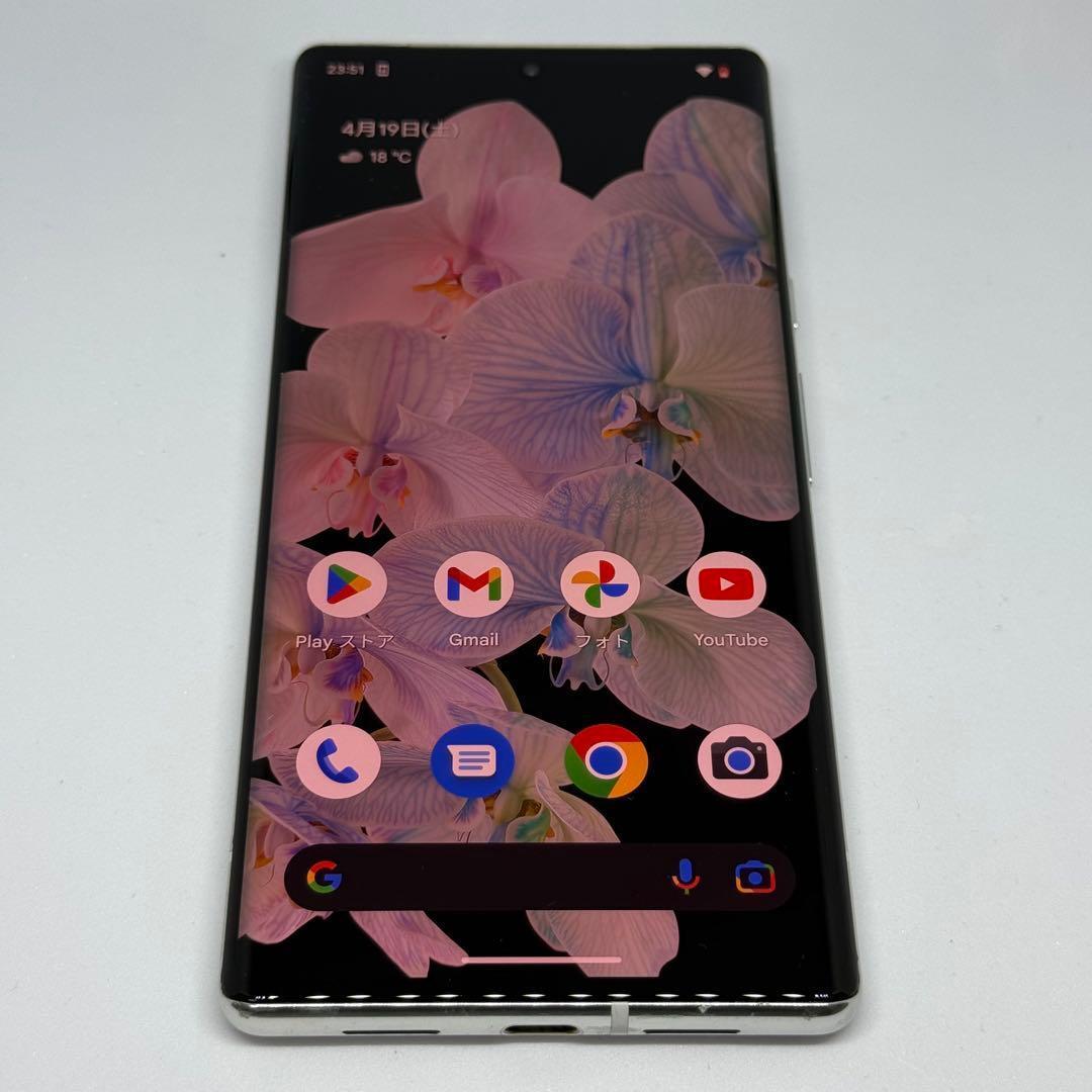 Google Pixel 6 Pro G8V0U 128GB 海外版 白 画面焼