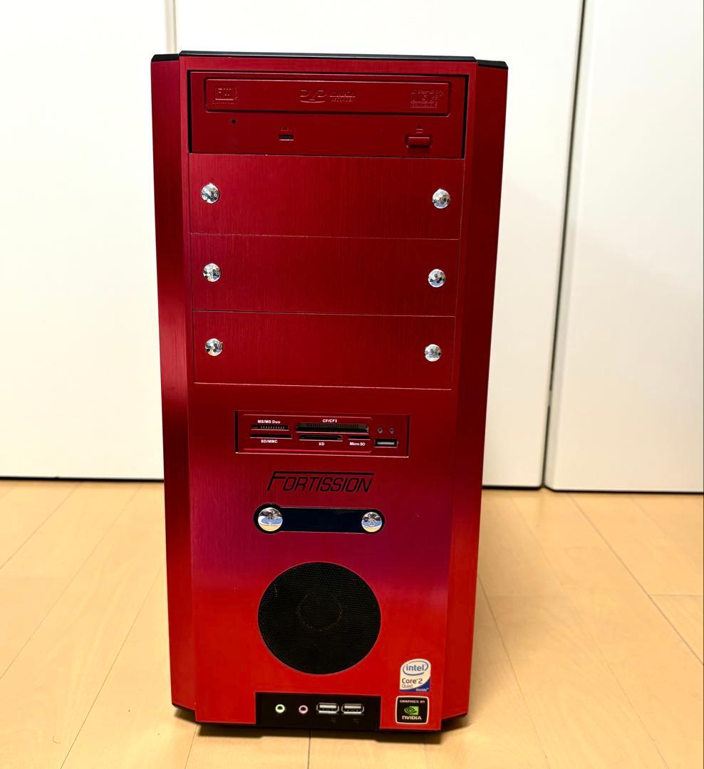 Faith パソコンケース PCケース 赤 レッド Red