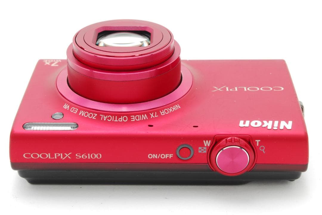 Nikon COOLPIX S6100 赤 付属品多数 動作確認済み