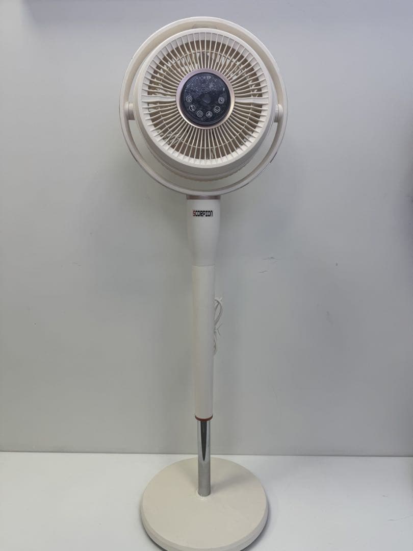 ホワイト 360度回転サーキュレーター リモコン付き　新品