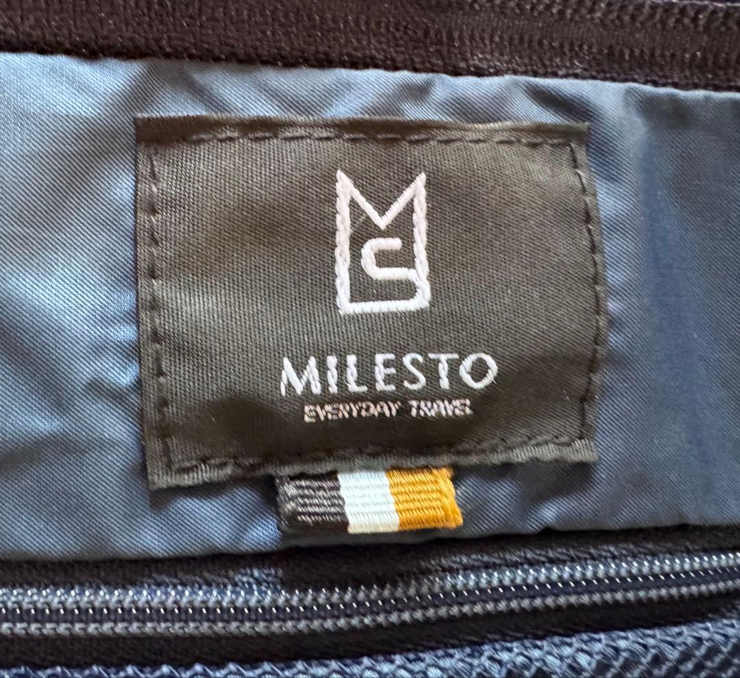 タイムセール！MILESTO 3way旅行用バッグ 機内持込 ネイビー