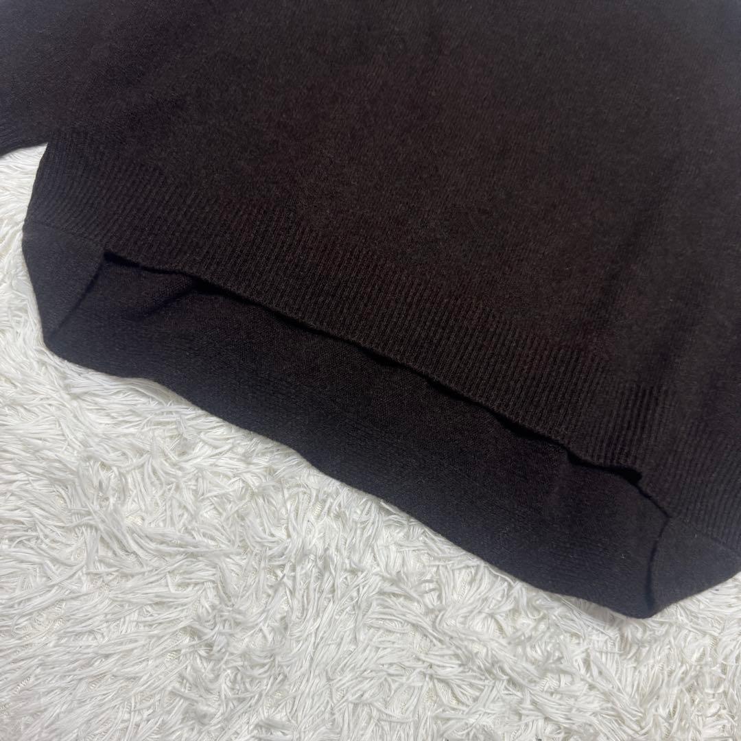 完売 新品 BEARDSLEY ヤク混ワイドニットプルオーバー 定価2.6