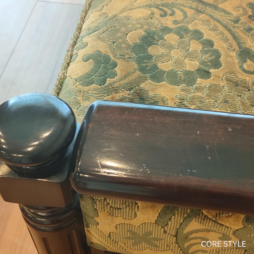 カリモク　金華山　アームソファ　一人掛け①　S52