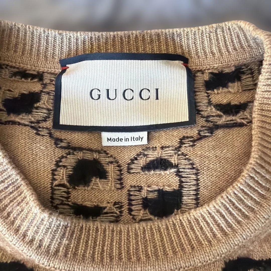 m*i様 GUCCI GGロゴニットセーター Sサイズ