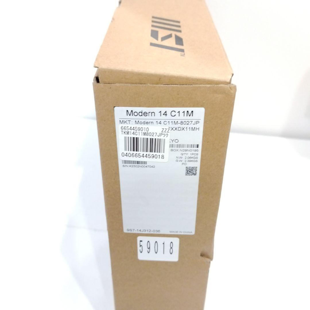 Windowsノート本体 msi Modern 14 i7 1195G7 16GB 512GB Win11