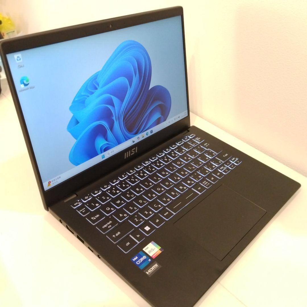 Windowsノート本体 msi Modern 14 i7 1195G7 16GB 512GB Win11