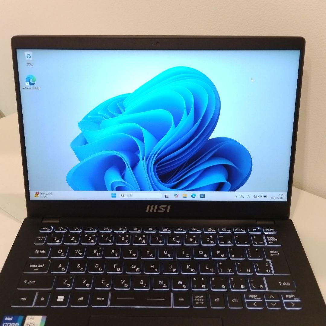 Windowsノート本体 msi Modern 14 i7 1195G7 16GB 512GB Win11