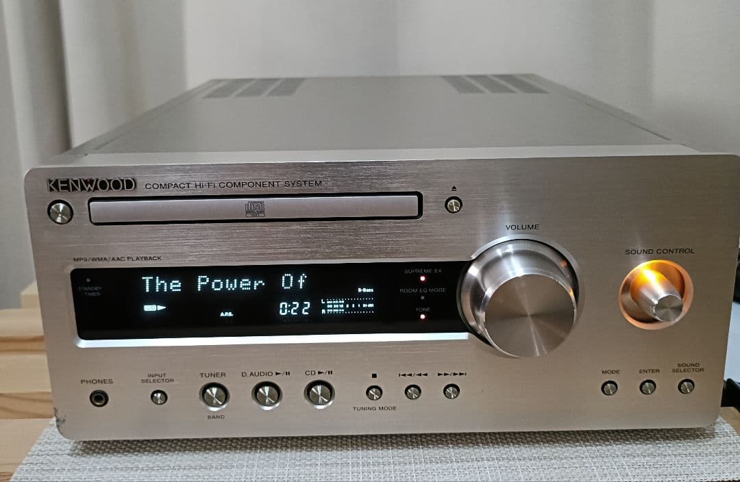 KENWOOD R-K711 CDレシーバー　 純正リモコン、取説付属　完動品