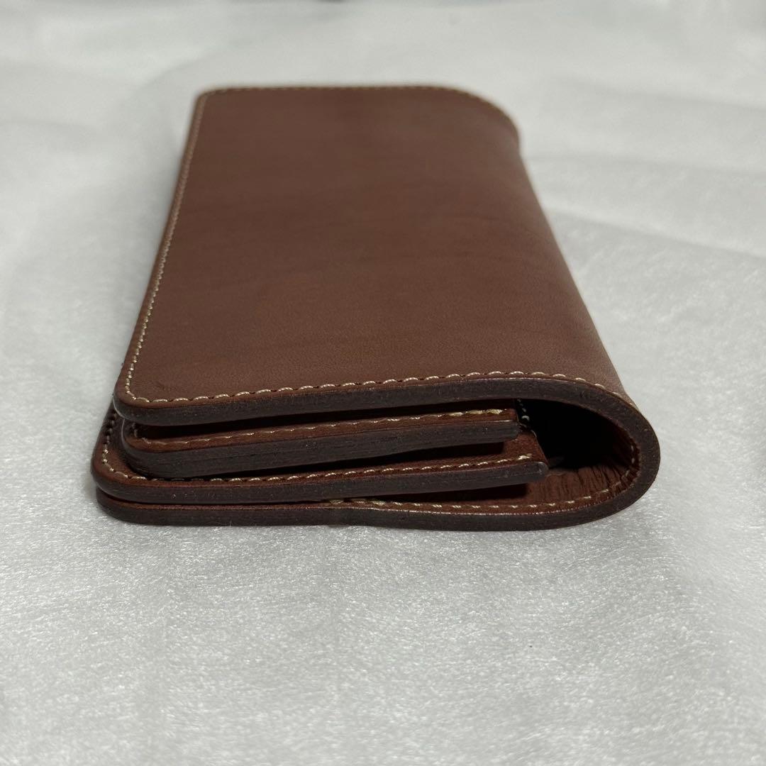 ⭐️未使用⭐️レッドムーン　二つ折り財布　ブラウン　レザー　長財布